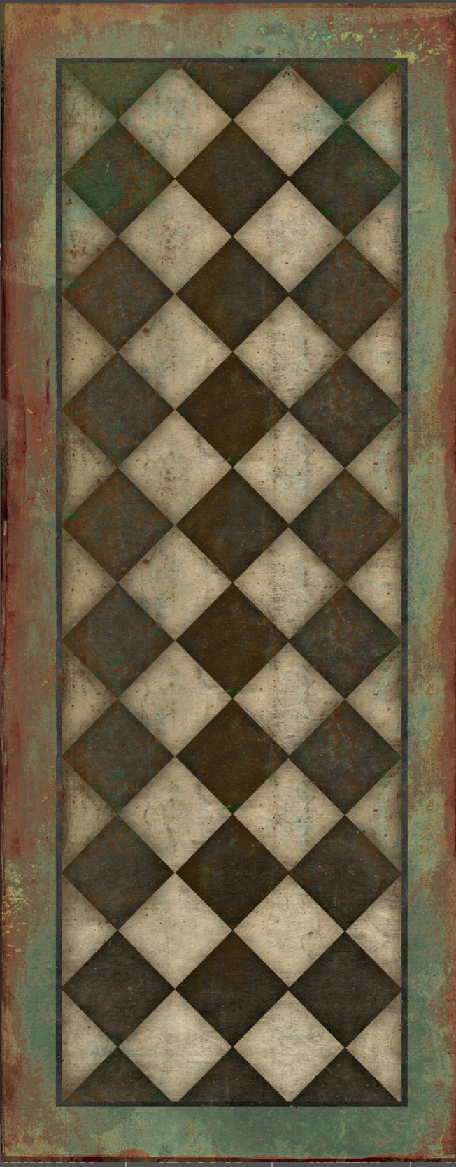 SP-48536 P9 - Checkmate 36x90 Vinyl Runner