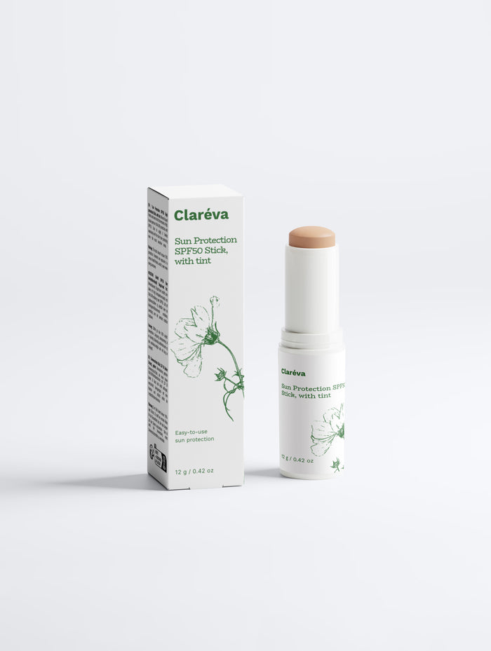 SPF 50 Tinted Mineral Sunscreen Stick 12g – Sunscreen by Claréva