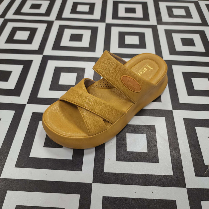 SRJ-061 YELLOW - Maha fashions -  Women Footwear