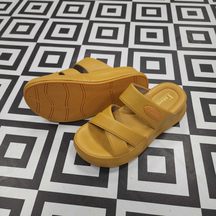 SRJ-061 YELLOW - Maha fashions -  Women Footwear