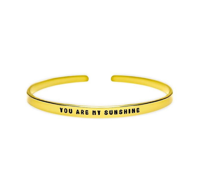 Stamped Cuff Bracelet