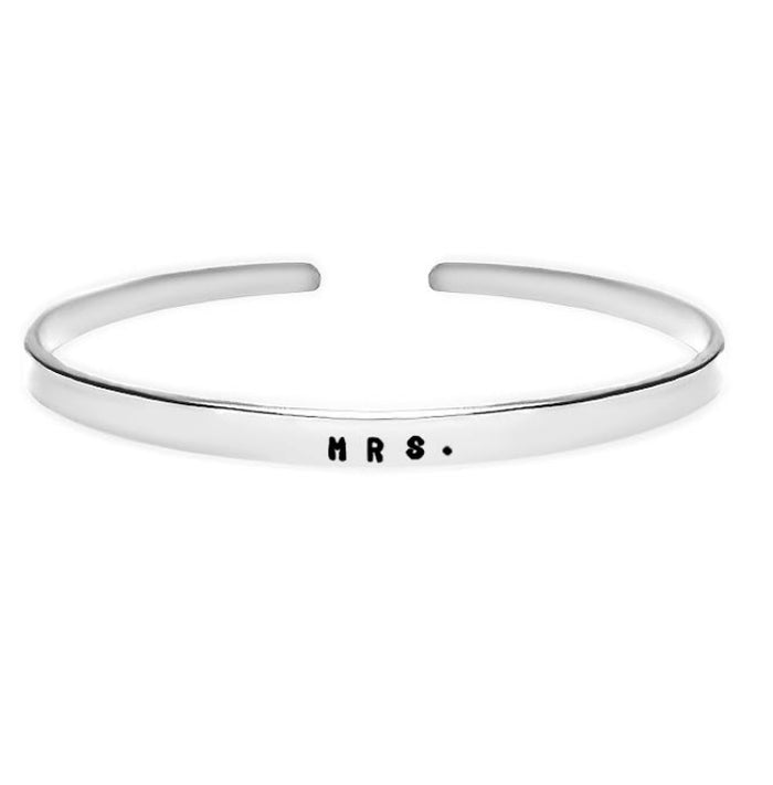 Stamped Cuff Bracelet