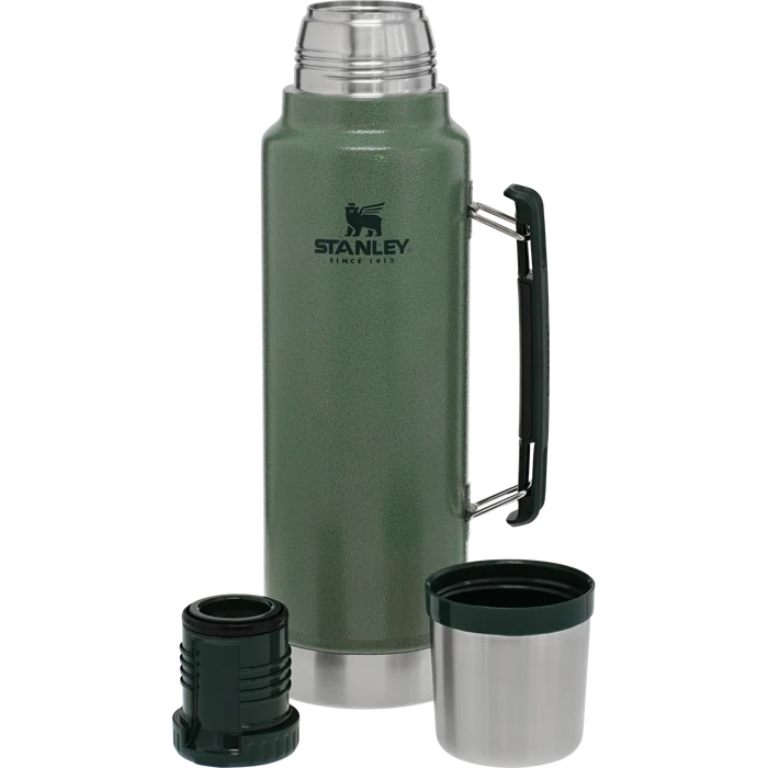 Stanley The Legendary Classic 1.5qt Bottle Coolers & Thermos Stanley Hammertone Green OS