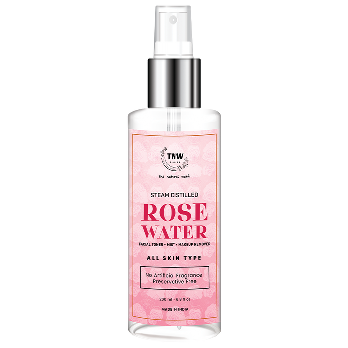 Steam Distilled Pure Rose Water - 200ml (Stock Clearance)