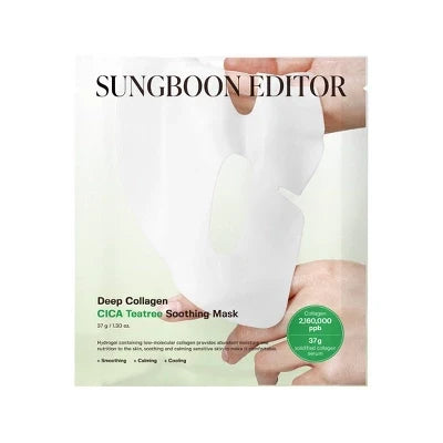 Sungboon Editor Deep Collagen Cica Teatree Soothing Mask 4