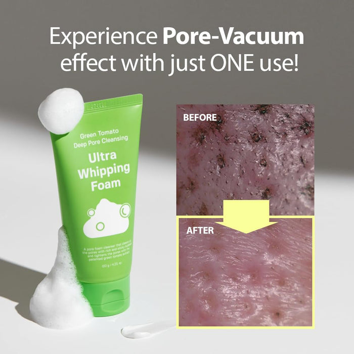 Sungboon Editor Green Tomato Deep Pore Ultra Whipping Cleansing Foam 120g