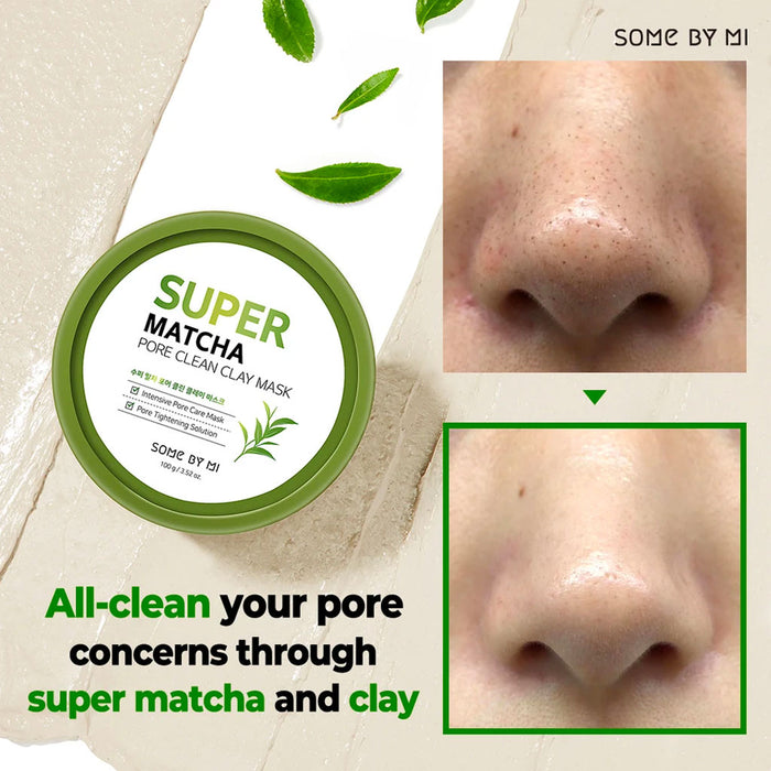 SOME BY MI Super Matcha Pore Clean Clay Mask Nudie Glow Australia
