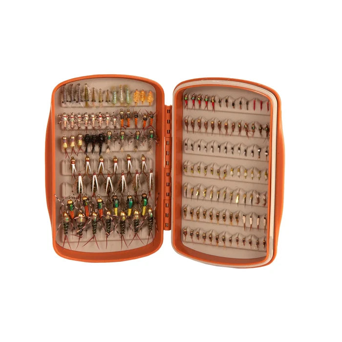 Tacky Pescador Fly Box- Small- Burnt Orange - Spawn Fly Fish - Fishpond