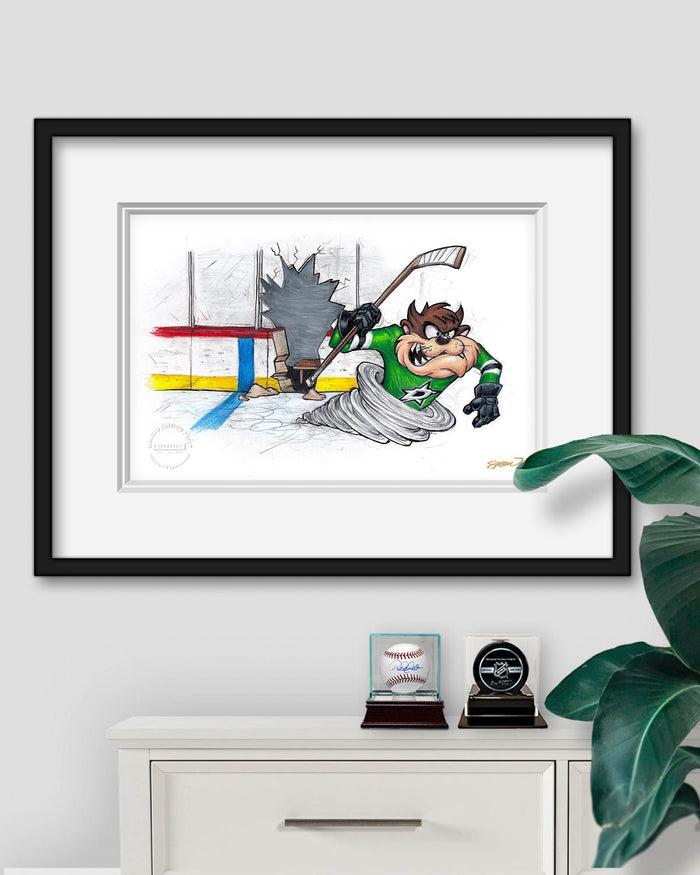Tazmanian Line Change x NHL Stars Tazmanian Devil Limited Edition Art Print