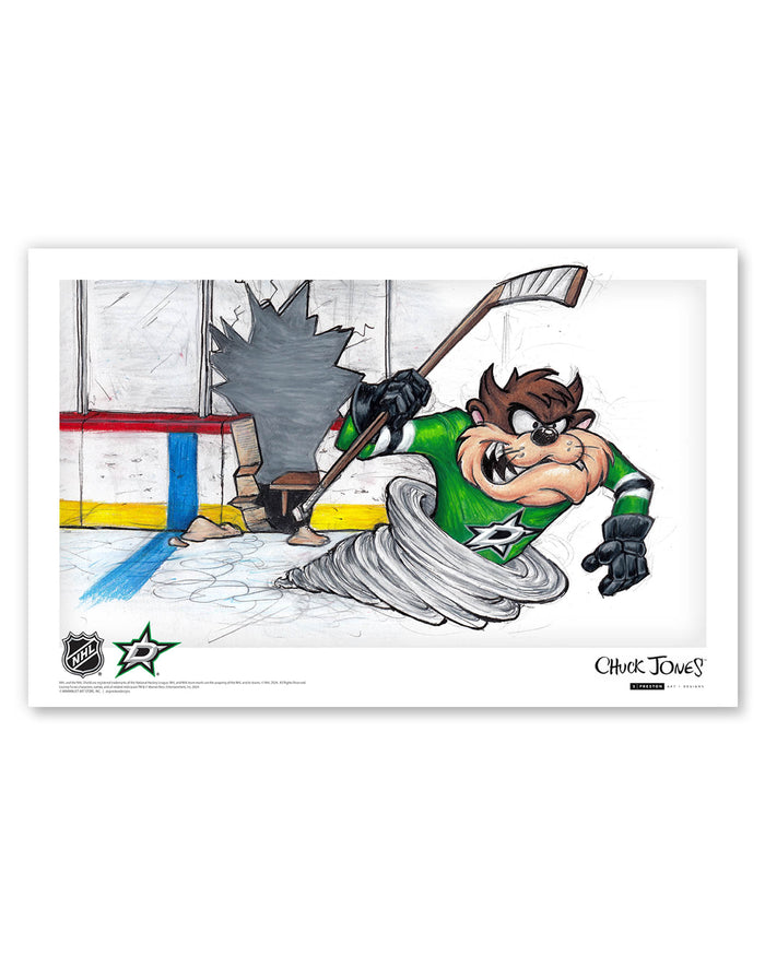 Tazmanian Line Change x NHL Stars Tazmanian Devil Limited Edition Art Print