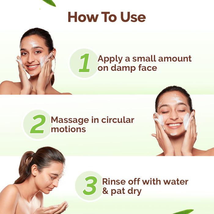 Tea Tree Pimple Control Face Wash with Tea Tree & Salicylic for Oily & Acne-Prone Skin - 150ml