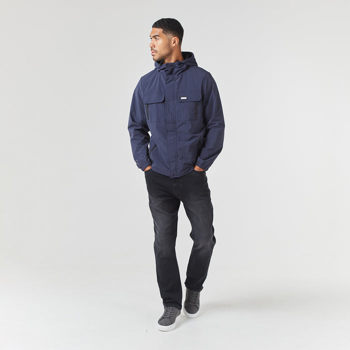 Tech Utility Jacket | Navy