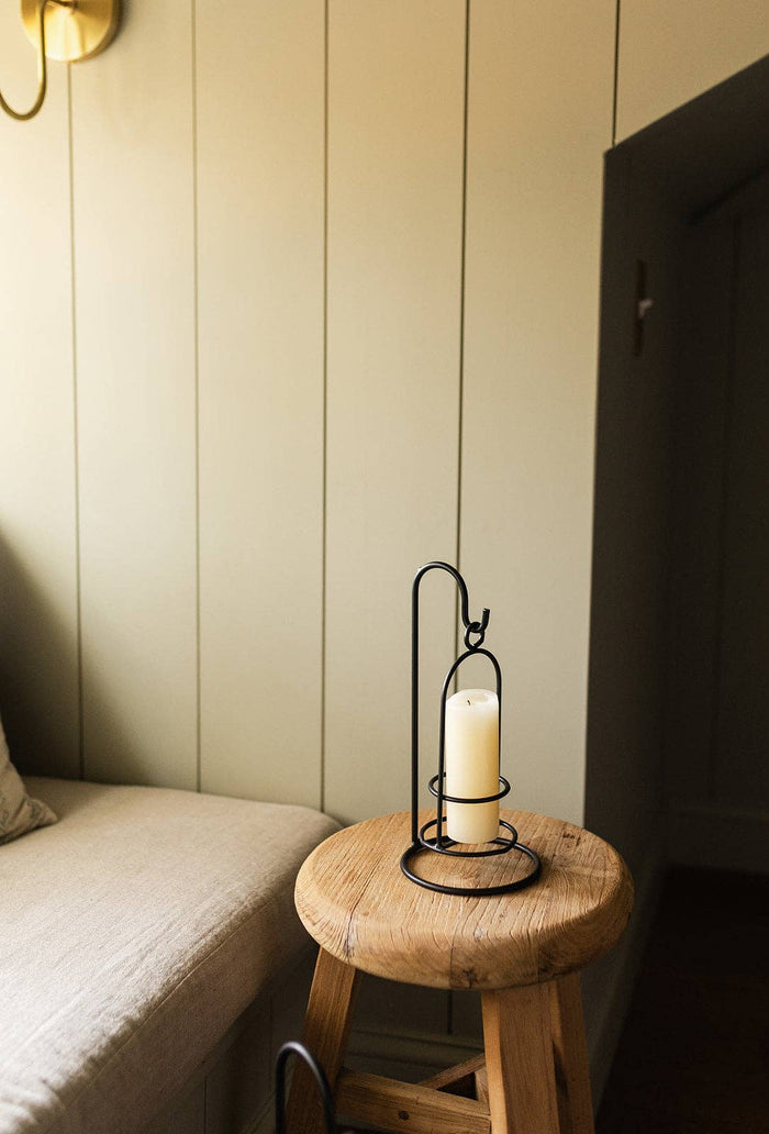 The Hand-Poured Pillar Candle
