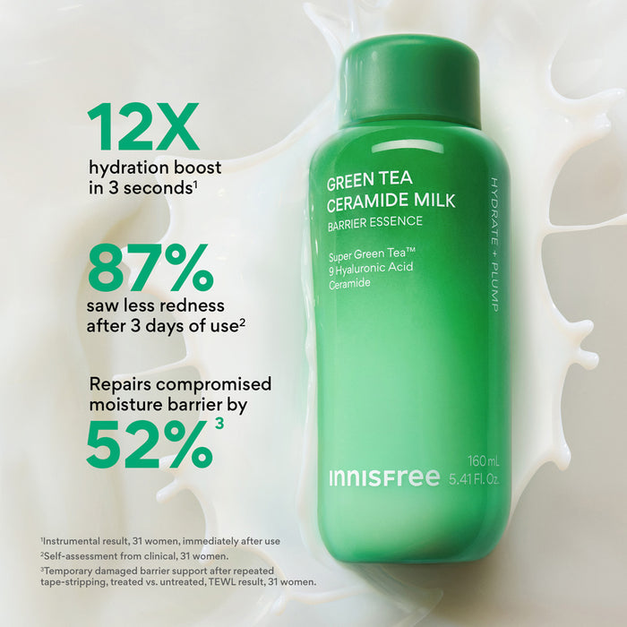 Green Tea Ceramide Milk claims list
