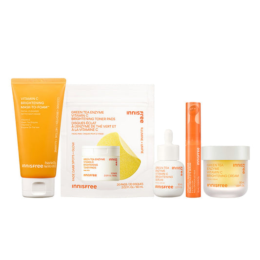 Innisfree skincare products on a white background