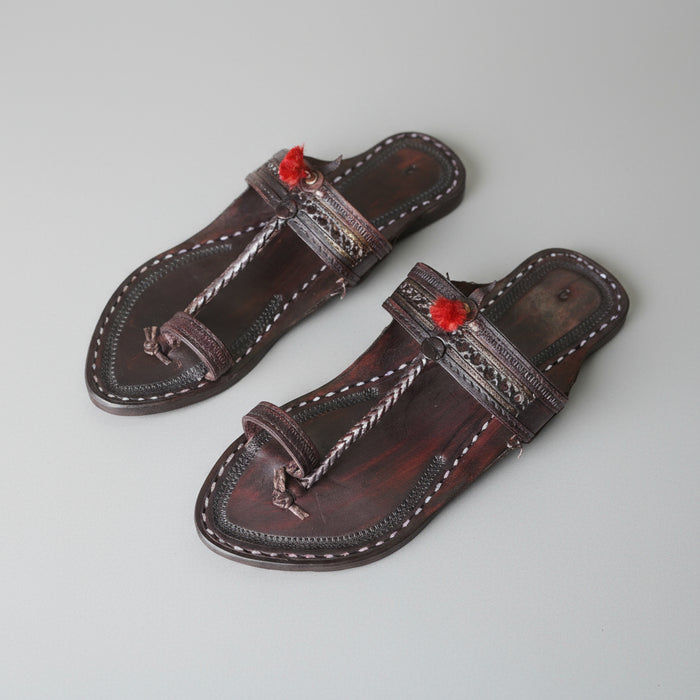 The Royal Women + Royal Kolhapuri Chappal Men