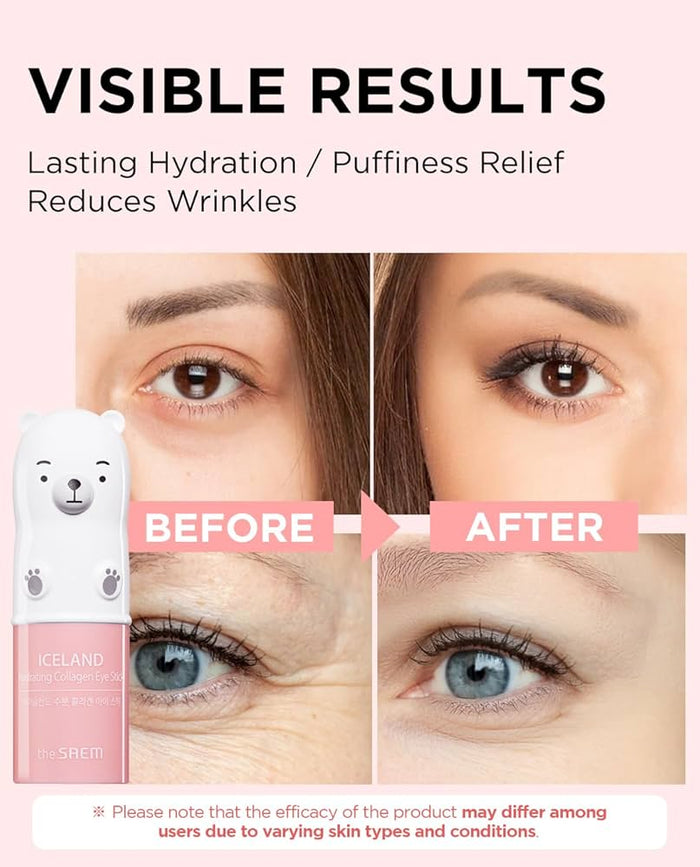 The Saem Iceland Hydrating Collagen Eye Stick 7g