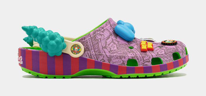 The Simpsons Krusty Classic Clog Mens Sandals (Pink/Blue)
