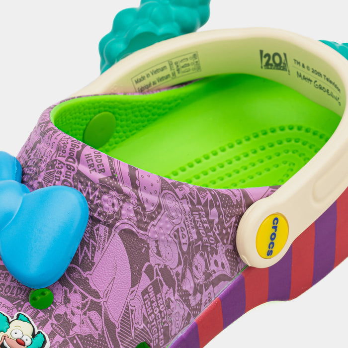 The Simpsons Krusty Classic Clog Mens Sandals (Pink/Blue)
