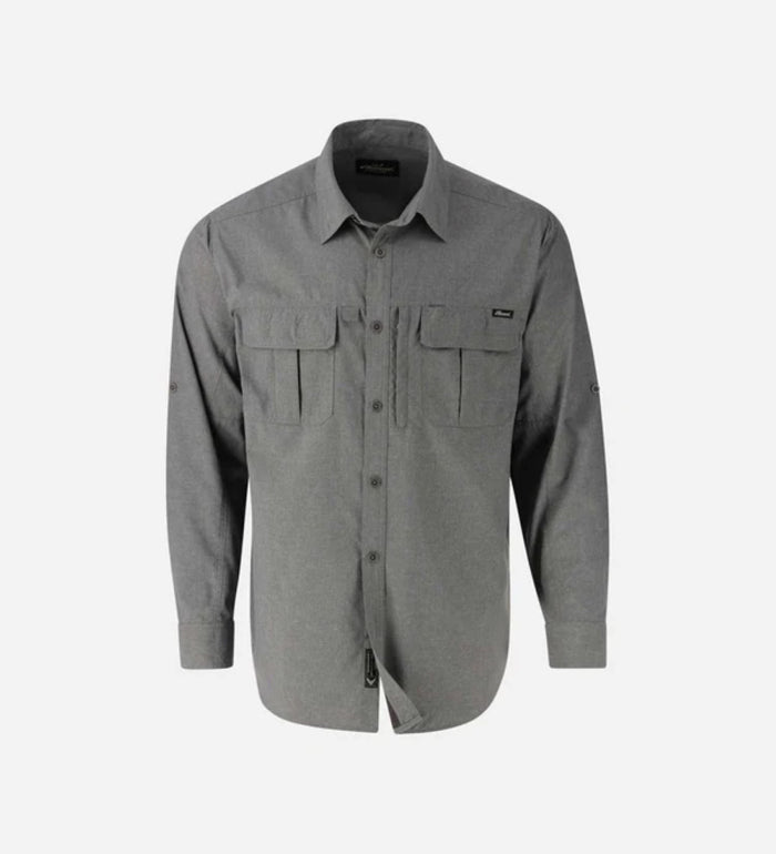 Thorogood Men's Convertible All Season UPF Button-Down Long Sleeve Work Shirt Work Shirts Thorogood Quiet Shade 2XL Reg