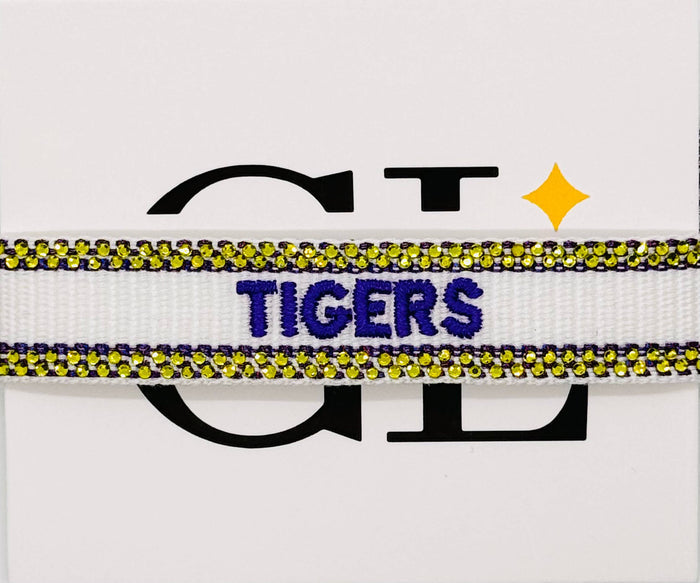 Tigers Bling Team Tassel Bracelet