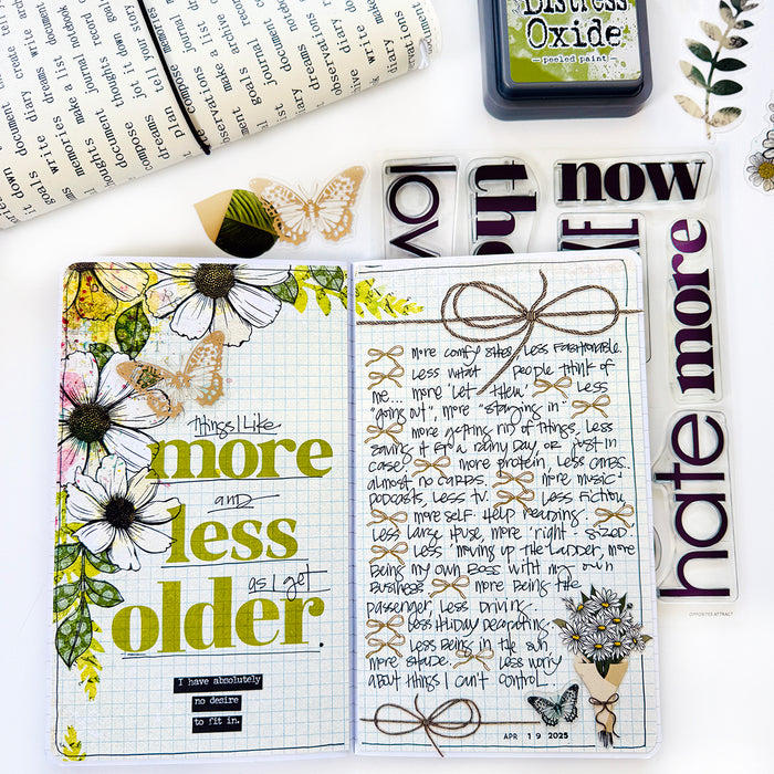 Tim Holtz Small Talk Wordstrip Stickers - Snarky