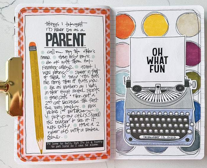Tim Holtz Small Talk Wordstrip Stickers - Snarky