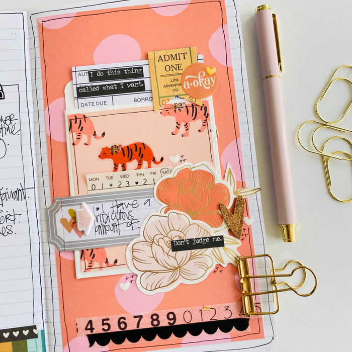 Tim Holtz Small Talk Wordstrip Stickers - Snarky
