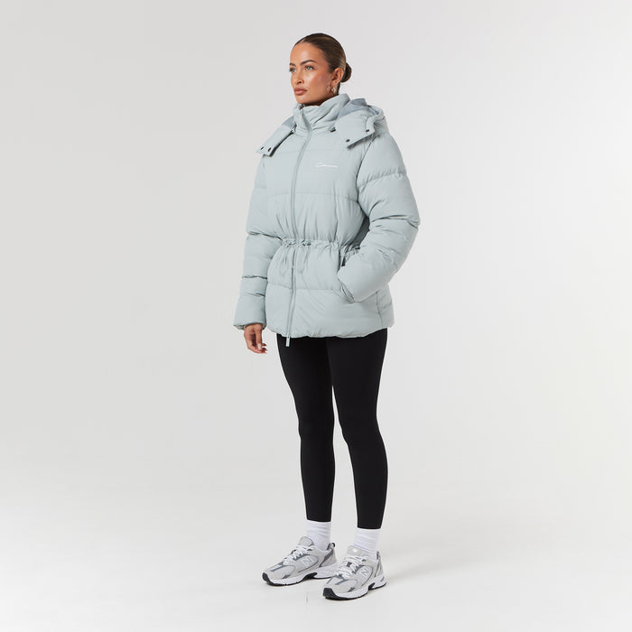Toggle Waist Puffer | Sage