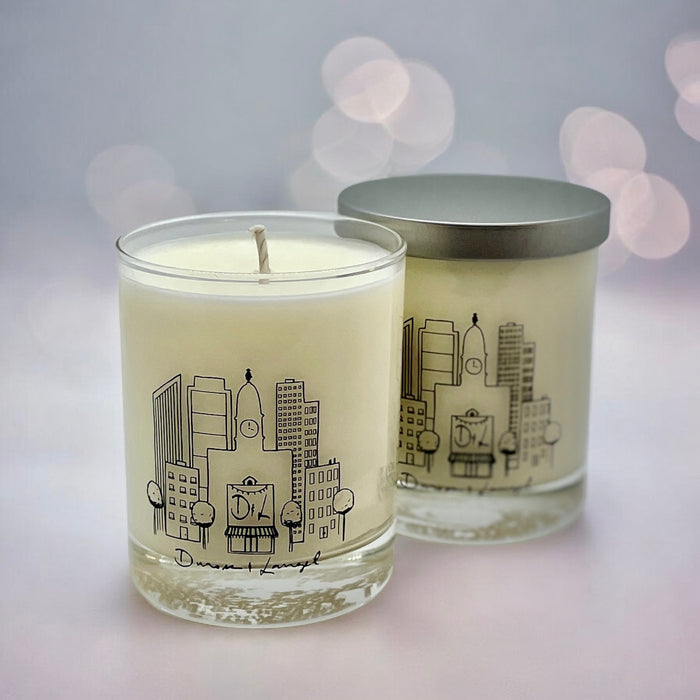 Tomato Leaf Candle - Philadelphia Skyline Glass