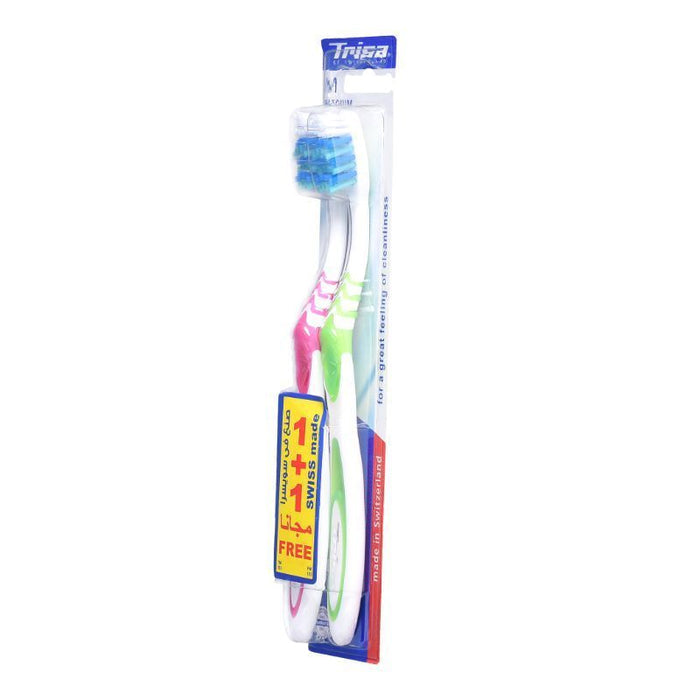 Trisa flexible medium buy1 get1 - Makkah Pharmacy