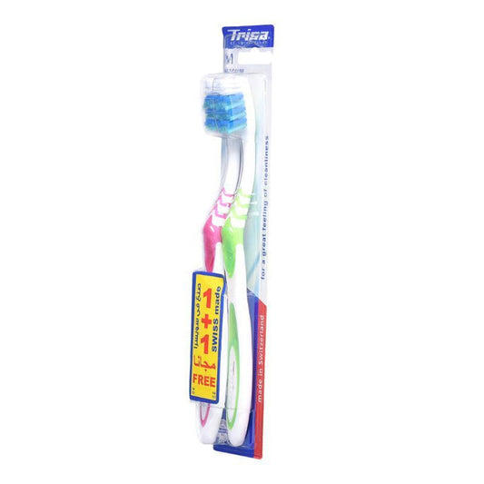 Trisa flexible medium buy1 get1 - Makkah Pharmacy