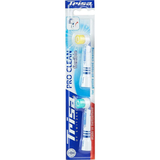 Trisa Pro Clean Adult Toothbrush, 2 Pieces - Makkah Pharmacy
