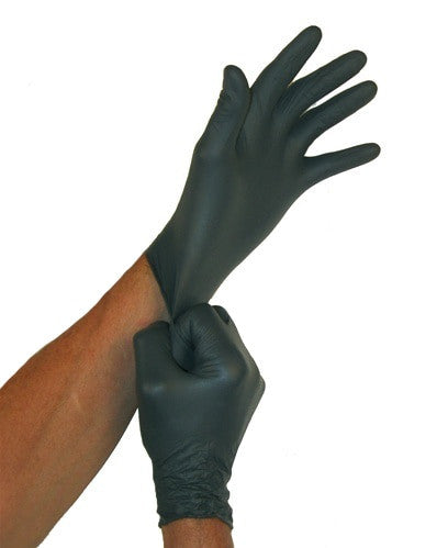 Tritongrip TE Tactical Black Nitrile Gloves