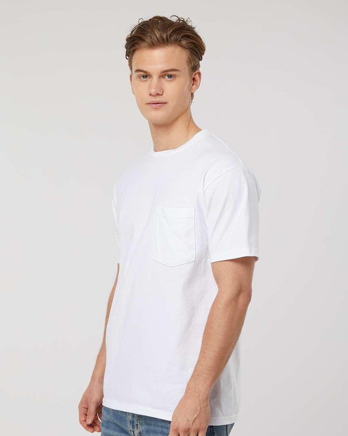 no-logo Tultex Unisex Heavyweight Pocket T-Shirt-T-Shirts-Tultex-Thread Logic
