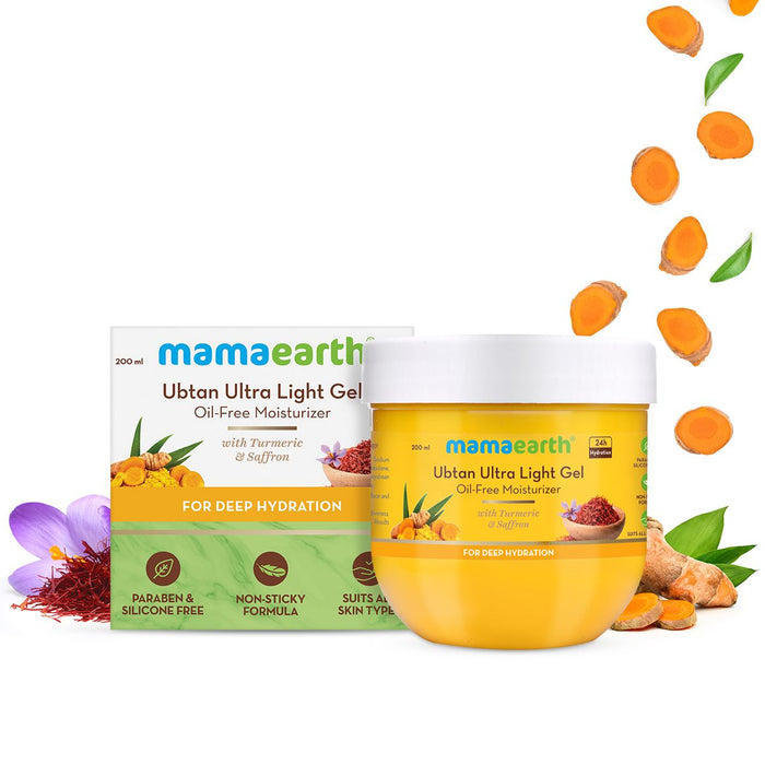 Mamaearth Ubtan Ultra Light Gel Oil-Free Moisturizer