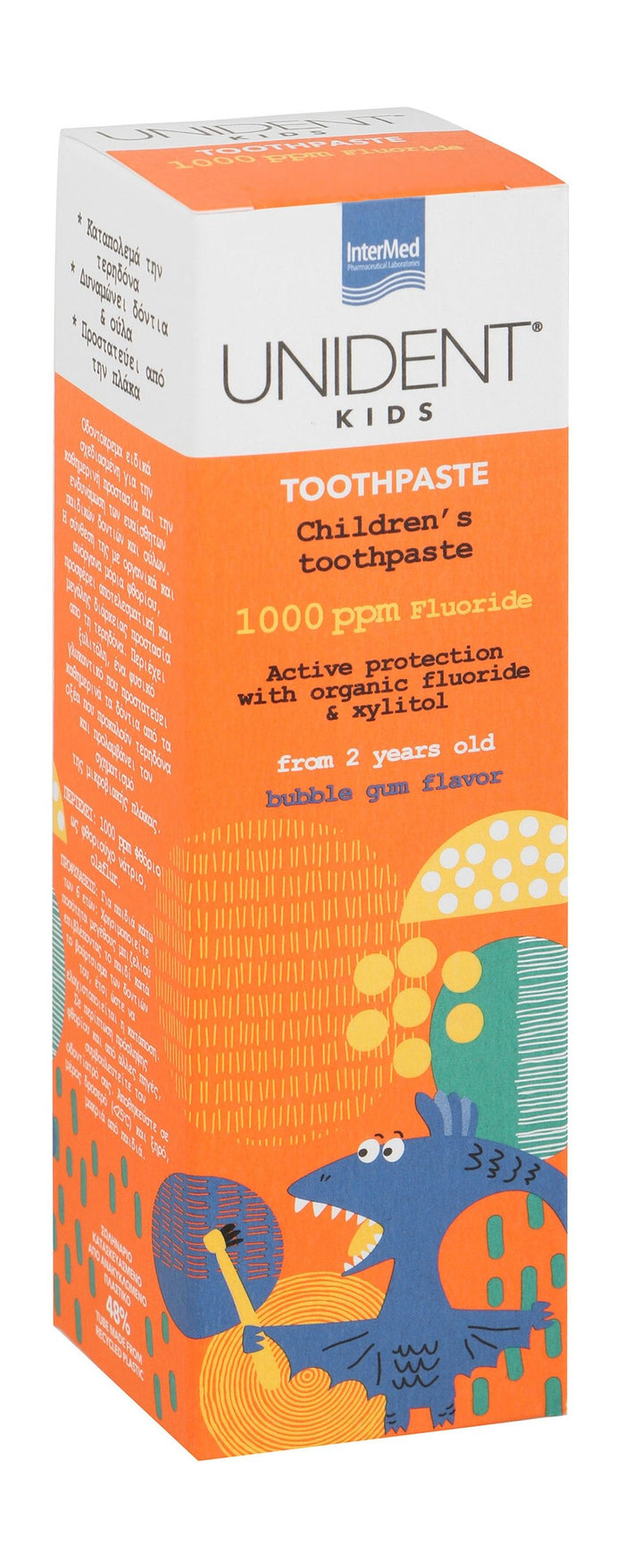 Unident Kids Bubblegum Toothpaste, 50ml - Makkah Pharmacy