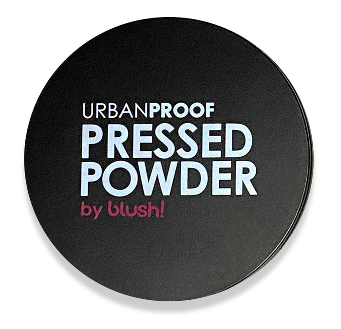 UrbanProof Pressed Powder 06 by Blush with lightweight, matte, vegan formula to control shine, smooth skin and resist sweat all day