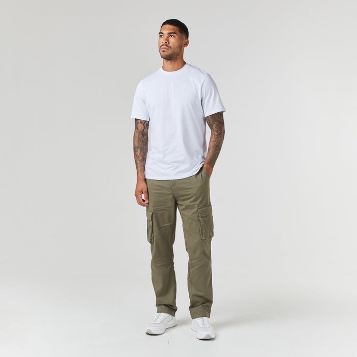 Cargo pants in khaki green by Closure London