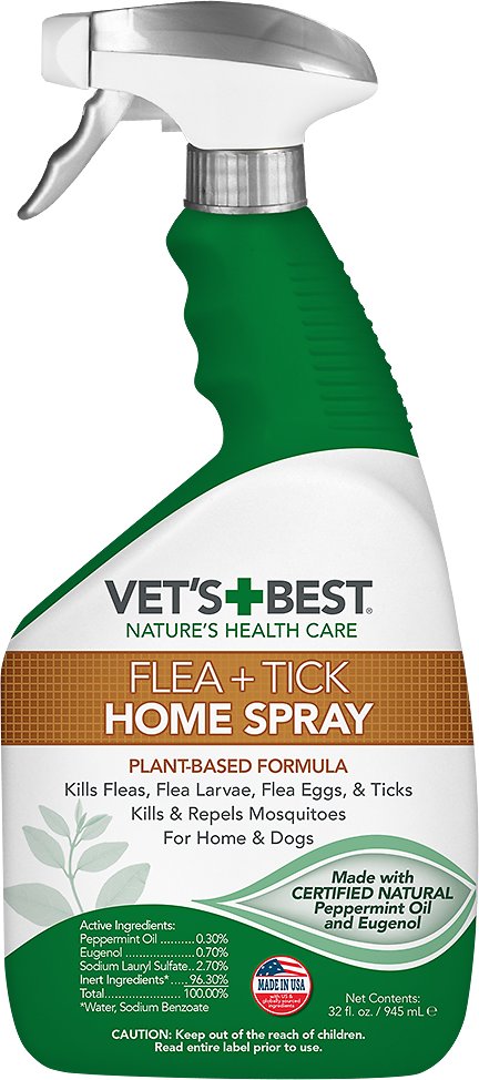 Vet's Best Indoor Flea & Tick Spray for Dogs & Cats