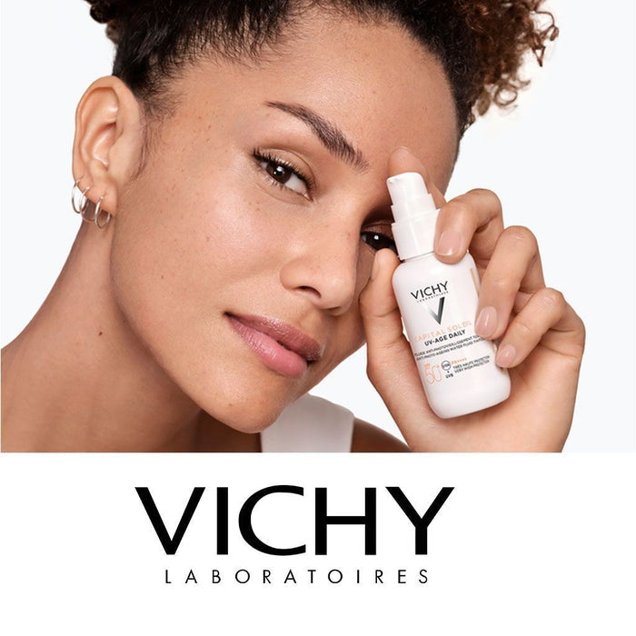 Vichy Capital Soleil UV - Age Tinted Anti Ageing Sunscreen SPF 50+ with Niacinamide, 40ml - Makkah Pharmacy