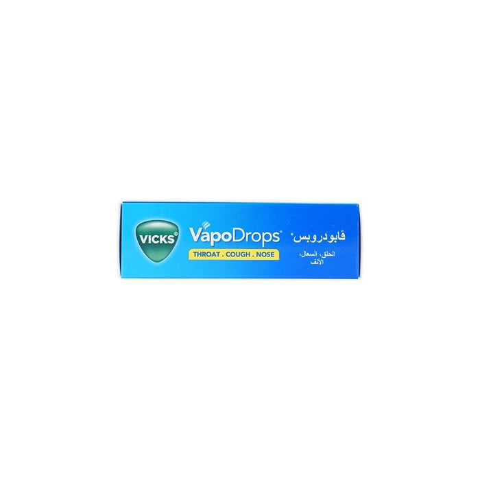 Vicks VapoDrops Honey Menthol Lozenges, 36x2.5g - Makkah Pharmacy
