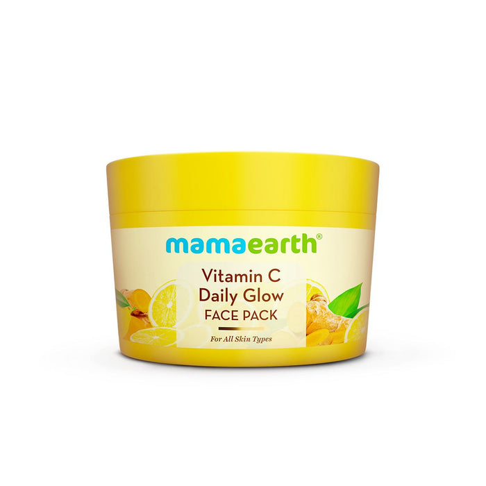 Vitamin C Daily Glow Face Pack with Vitamin C & Turmeric for Illuminating Skin - 200 g