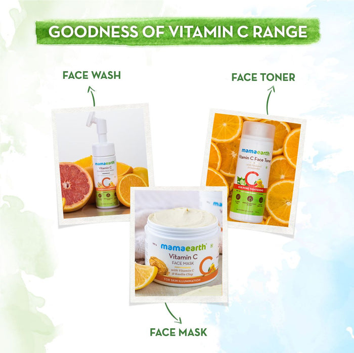 goodness fo vitamin c range of mamaearth