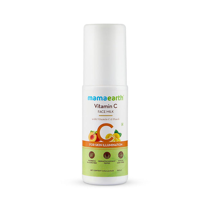 Vitamin C Face Milk with Vitamin C and Peach for Skin Illumination - 100 ml