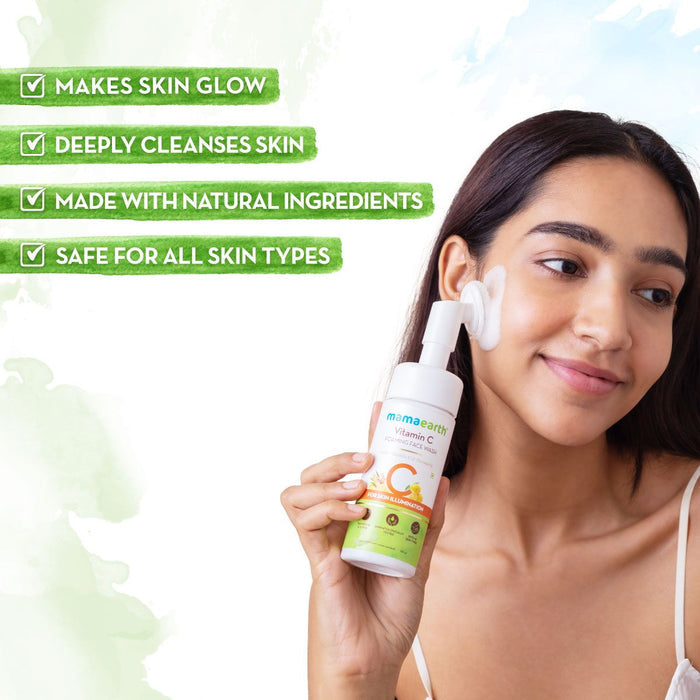 vitamin c foaming face wash benefits