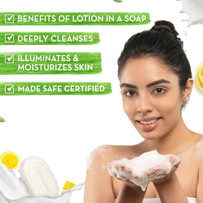 Vitamin C Moisturizing Lotion Soap with Vitamin C & Honey for Skin Illumination (Pack Of 4) - 125 g X 4