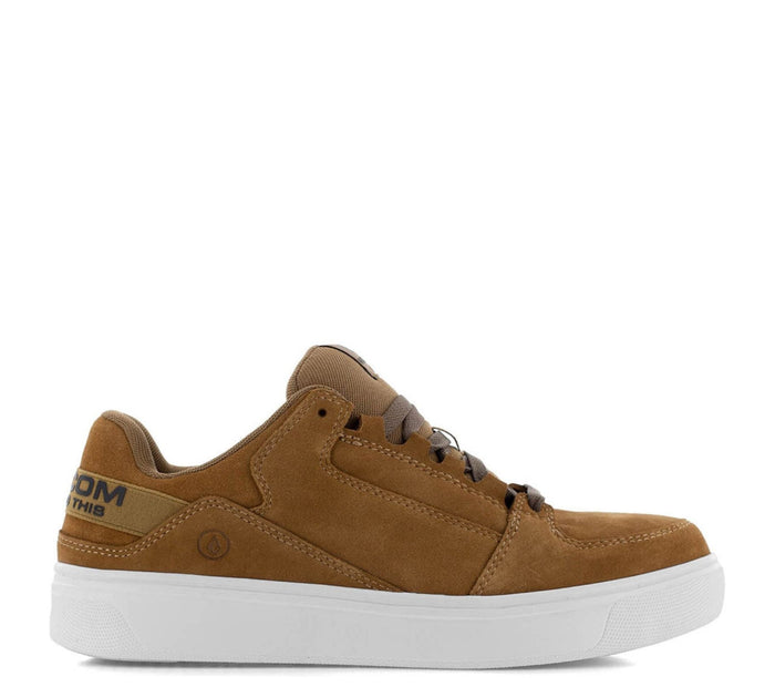 Volcom Men's Evolve Skate Inspired Work Shoe Work Shoes Volcom Rust 10 M