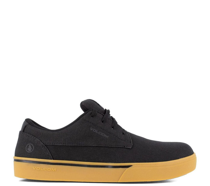 Volcom Men's True Skate Inspired Work Shoe Work Shoes Volcom Black/Gum 10 M