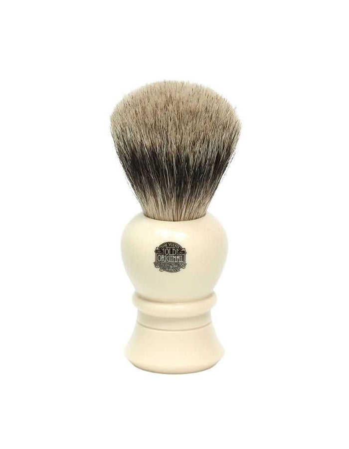 Vulfix 2236S Super Badger shaving brush with faux ivory handle